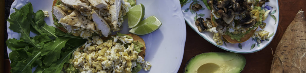 Kolme sorti bataadi toast’id