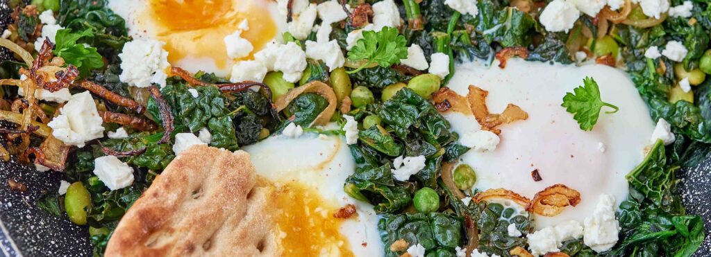 Roheline shakshuka